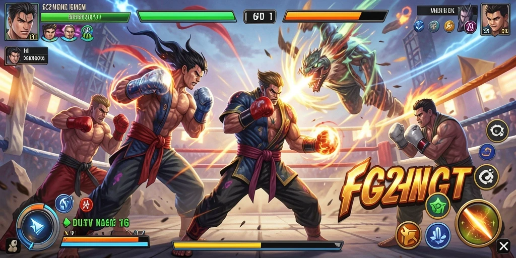 Gameplay Fighting 62HOT dengan grafis menawan dan aksi seru.
