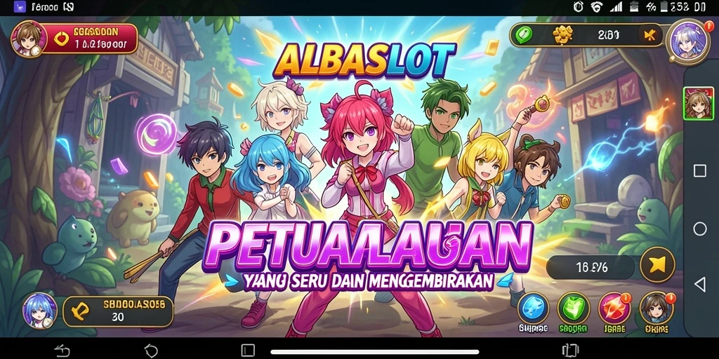Gameplay seru dalam dunia anime yang penuh warna.