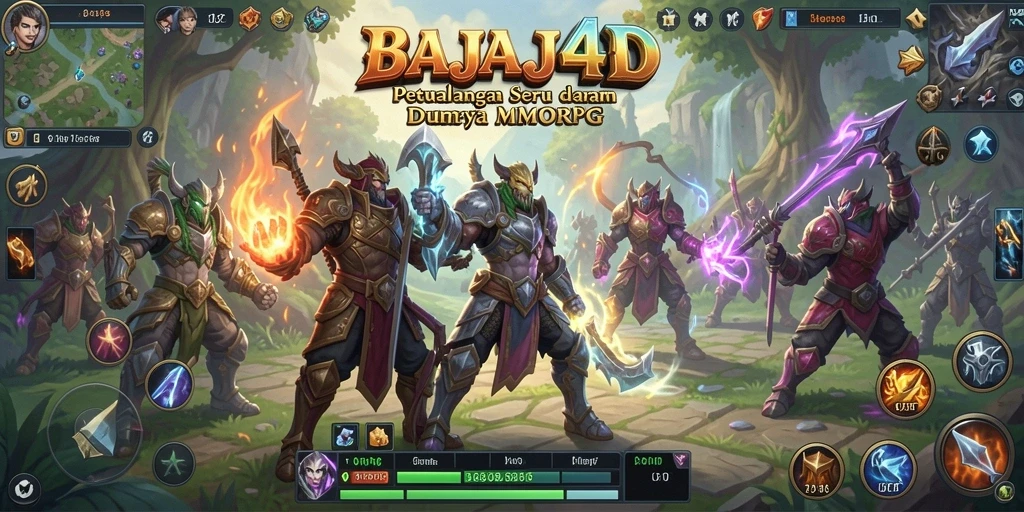 Tampilan gameplay seru di dunia MMORPG BAJAJ4D.