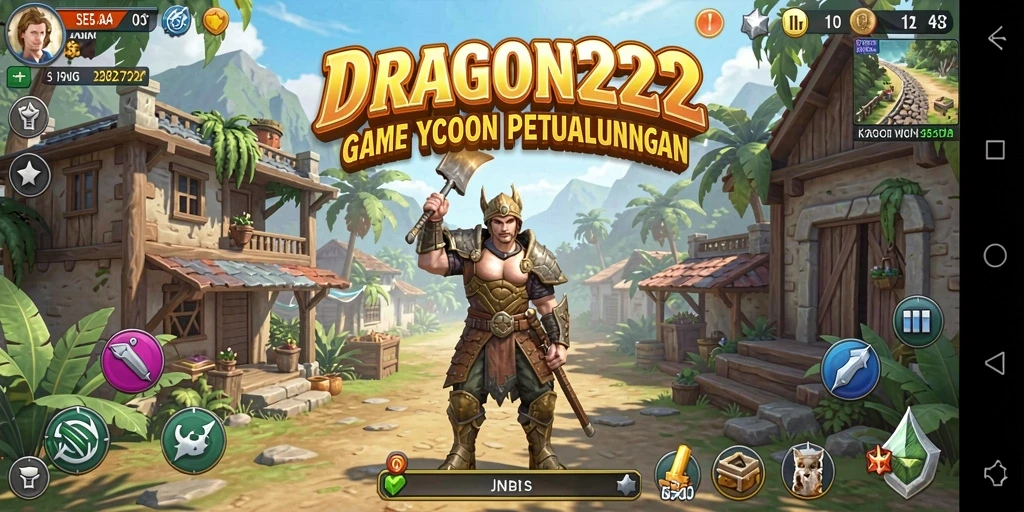 Tampilan menarik dari gameplay DRAGON222 dengan elemen Tycoon.