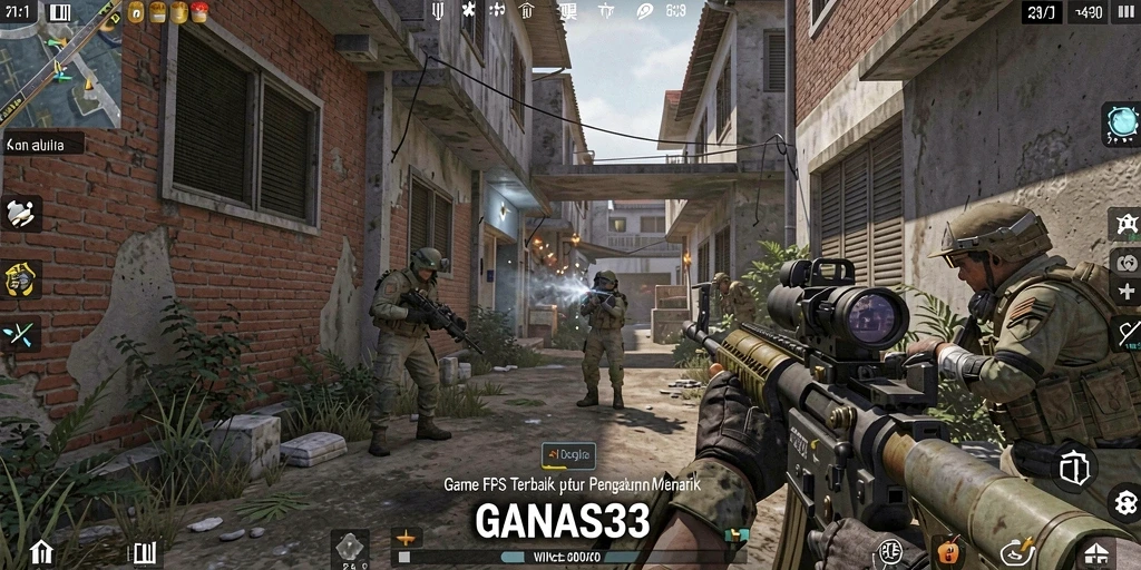 Gameplay seru dan menegangkan dalam GANAS33, siap untuk menantang pemain.