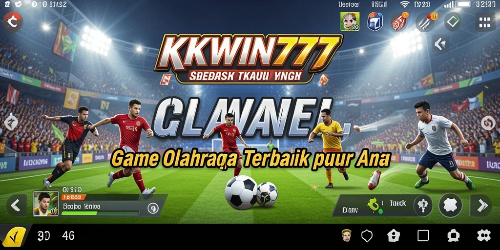Tampilan gameplay menarik dari KKWIN777 yang menampilkan kompetisi olahraga.