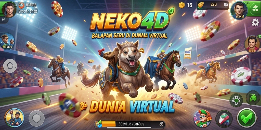 Tampilan utama gameplay NEKO4D yang mendebarkan.