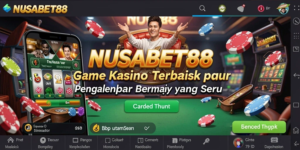 Tampilan menarik dari gameplay NUSABET88 yang seru dan menghibur.