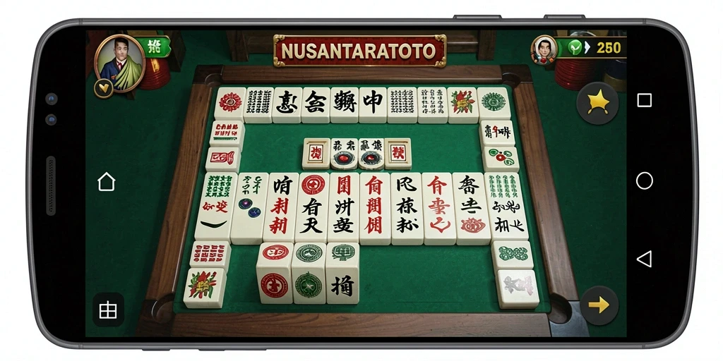 Screenshot NUSANTARATOTO menampilkan gameplay menarik dari Mahjong.