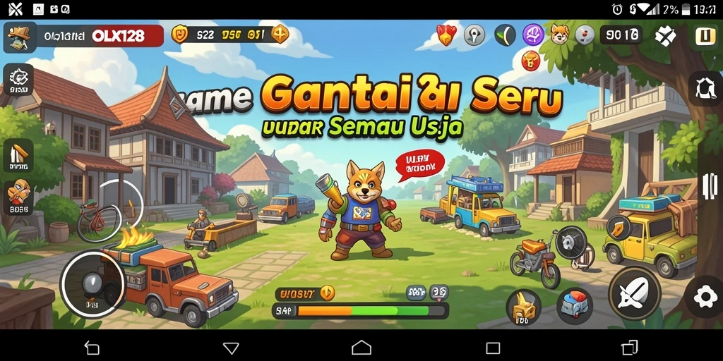 Screenshot gameplay OLX128 menunjukkan momen seru saat bermain.