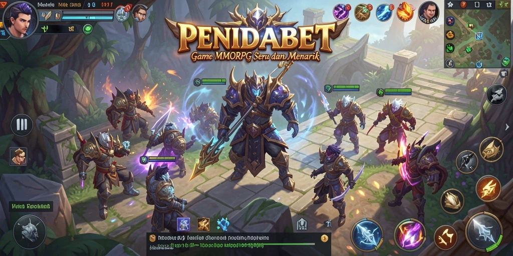 Screenshot gameplay PENIDABET yang menampilkan aksi seru dalam MMORPG.