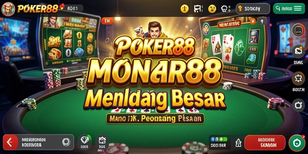 Tampilan gameplay menarik dari POKER88 slot.
