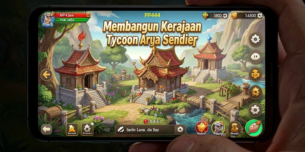 Gameplay PP444 menampilkan momen mendebarkan dalam membangun kerajaan bisnis.