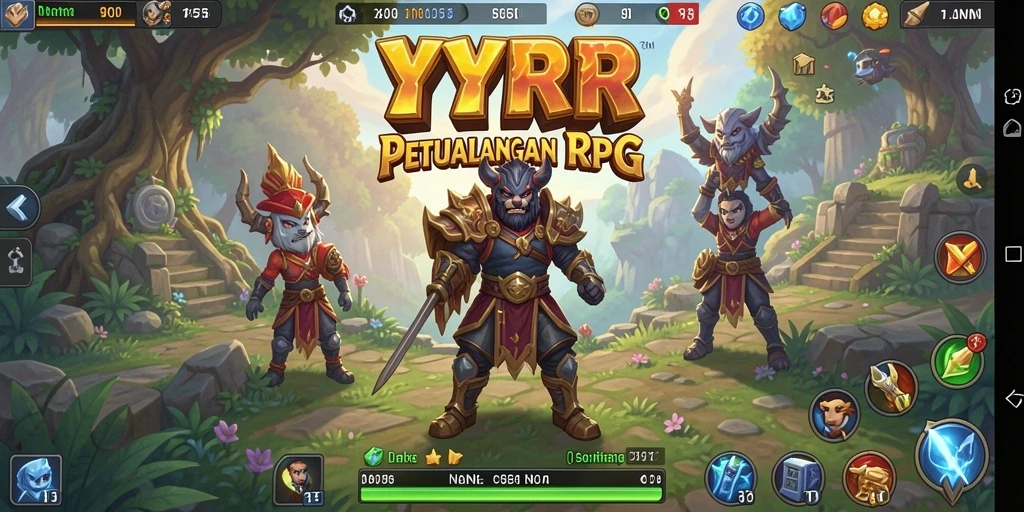 Tampilan gameplay YYRR yang menakjubkan dan penuh aksi.
